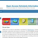 OASIS – Open Access Scholarly Information Sourcebook OASIS – Open Access Scholarly Information Sourcebook