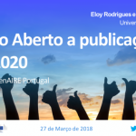 Conteúdos do webinar – Acesso Aberto a publicações no H2020 Conteúdos do webinar – Acesso Aberto a publicações no H2020